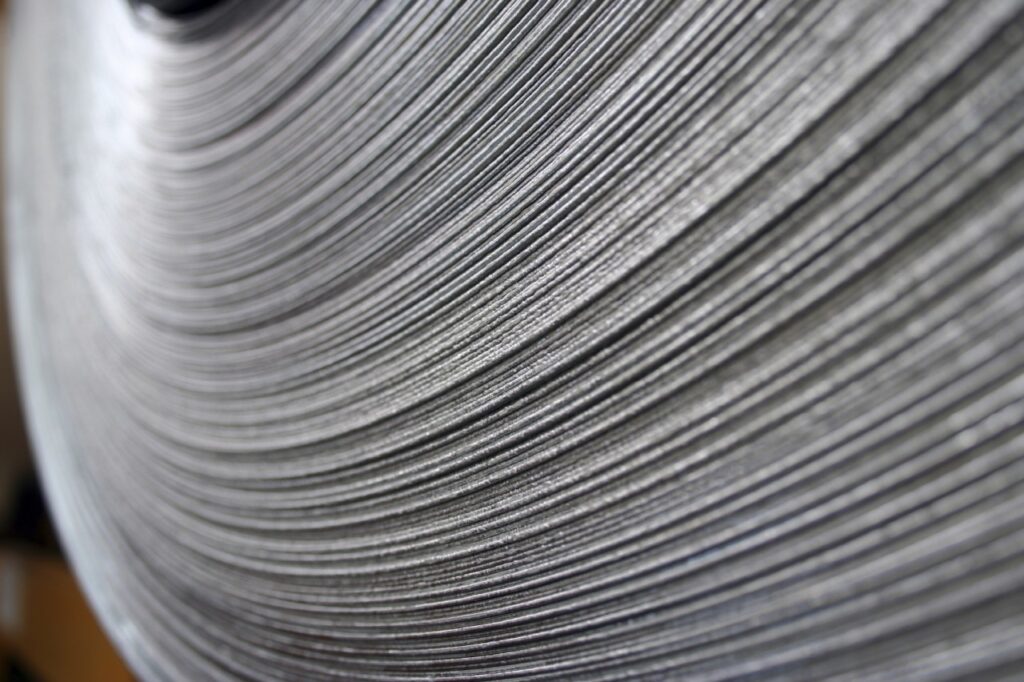 Steel Coil Close-up